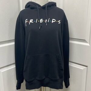 FRIENDS TV Show Black Hoodie Sweatshirt Small